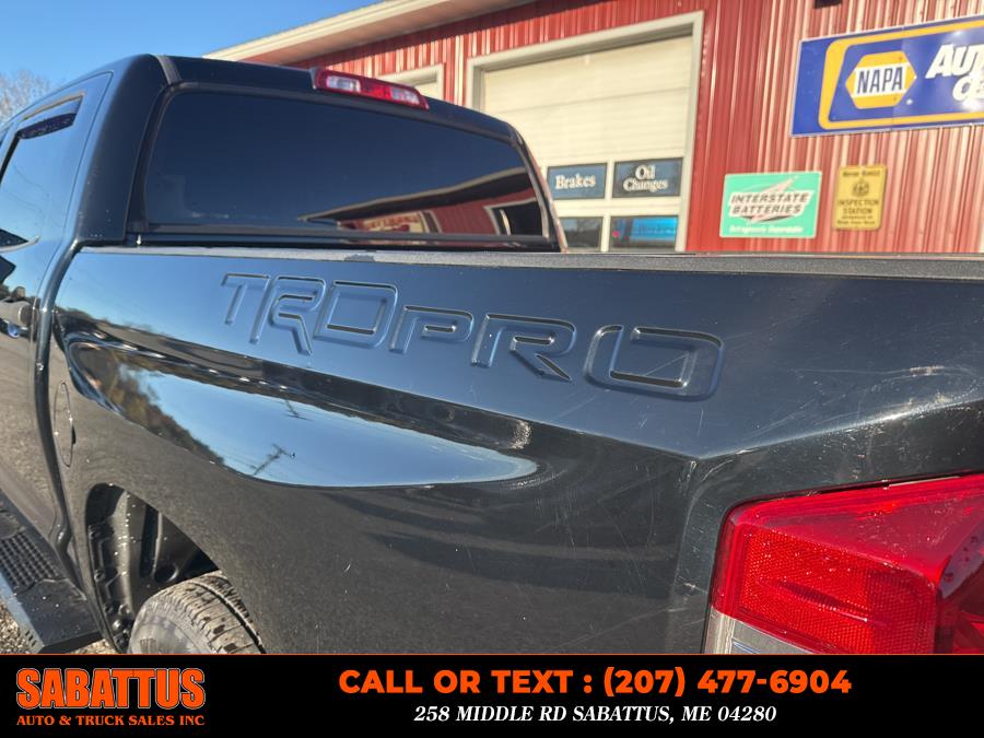 2015 Toyota Tundra 4WD Truck CrewMax 5.7L V8 6-Spd AT TRD Pro (Natl), available for sale in Sabattus, Maine | Sabattus Auto and Truck Sales Inc. Sabattus, Maine 2015 Toyota Tundra 4WD Truck CrewMax 5.7L V8 6-Spd AT TRD Pro (Natl), available for sale in Sabattus, Maine | Sabattus Auto and Truck Sales Inc. Sabattus, Maine