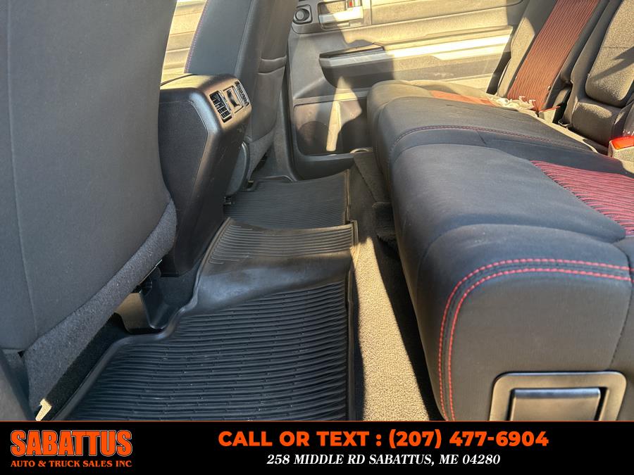 2015 Toyota Tundra 4WD Truck CrewMax 5.7L V8 6-Spd AT TRD Pro (Natl), available for sale in Sabattus, Maine | Sabattus Auto and Truck Sales Inc. Sabattus, Maine 2015 Toyota Tundra 4WD Truck CrewMax 5.7L V8 6-Spd AT TRD Pro (Natl), available for sale in Sabattus, Maine | Sabattus Auto and Truck Sales Inc. Sabattus, Maine