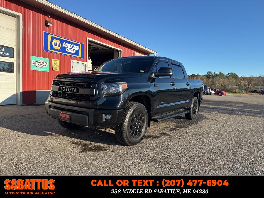 2015 Toyota Tundra 4WD Truck CrewMax 5.7L V8 6-Spd AT TRD Pro (Natl), available for sale in Sabattus, Maine | Sabattus Auto and Truck Sales Inc. Sabattus, Maine 2015 Toyota Tundra 4WD Truck CrewMax 5.7L V8 6-Spd AT TRD Pro (Natl), available for sale in Sabattus, Maine | Sabattus Auto and Truck Sales Inc. Sabattus, Maine