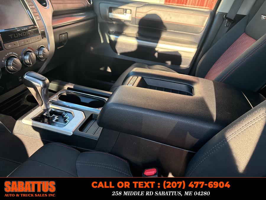 2015 Toyota Tundra 4WD Truck CrewMax 5.7L V8 6-Spd AT TRD Pro (Natl), available for sale in Sabattus, Maine | Sabattus Auto and Truck Sales Inc. Sabattus, Maine 2015 Toyota Tundra 4WD Truck CrewMax 5.7L V8 6-Spd AT TRD Pro (Natl), available for sale in Sabattus, Maine | Sabattus Auto and Truck Sales Inc. Sabattus, Maine