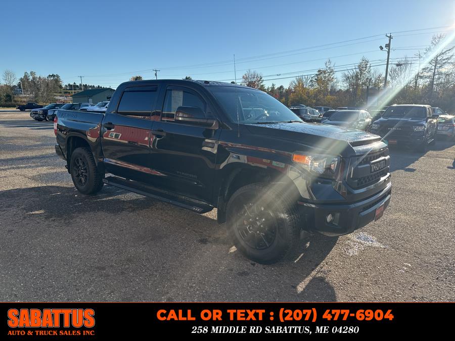 2015 Toyota Tundra 4WD Truck CrewMax 5.7L V8 6-Spd AT TRD Pro (Natl), available for sale in Sabattus, Maine | Sabattus Auto and Truck Sales Inc. Sabattus, Maine 2015 Toyota Tundra 4WD Truck CrewMax 5.7L V8 6-Spd AT TRD Pro (Natl), available for sale in Sabattus, Maine | Sabattus Auto and Truck Sales Inc. Sabattus, Maine