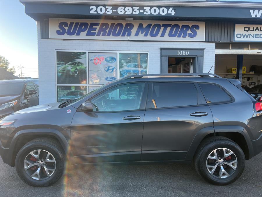 2015 Jeep Cherokee 4WD 4dr Trailhawk, available for sale in Milford, Connecticut | Korhan LLC DBA Superior Motors. Milford, Connecticut 2015 Jeep Cherokee 4WD 4dr Trailhawk, available for sale in Milford, Connecticut | Korhan LLC DBA Superior Motors. Milford, Connecticut
