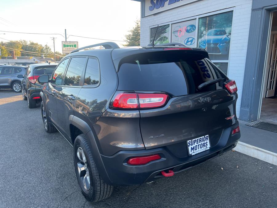 2015 Jeep Cherokee 4WD 4dr Trailhawk, available for sale in Milford, Connecticut | Korhan LLC DBA Superior Motors. Milford, Connecticut 2015 Jeep Cherokee 4WD 4dr Trailhawk, available for sale in Milford, Connecticut | Korhan LLC DBA Superior Motors. Milford, Connecticut