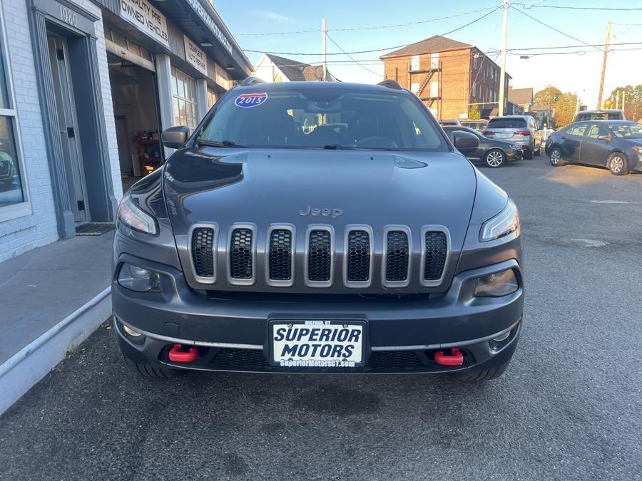 2015 Jeep Cherokee 4WD 4dr Trailhawk, available for sale in Milford, Connecticut | Korhan LLC DBA Superior Motors. Milford, Connecticut 2015 Jeep Cherokee 4WD 4dr Trailhawk, available for sale in Milford, Connecticut | Korhan LLC DBA Superior Motors. Milford, Connecticut