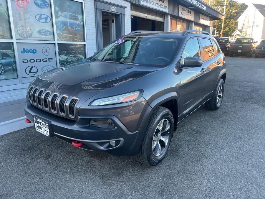 2015 Jeep Cherokee 4WD 4dr Trailhawk, available for sale in Milford, Connecticut | Korhan LLC DBA Superior Motors. Milford, Connecticut 2015 Jeep Cherokee 4WD 4dr Trailhawk, available for sale in Milford, Connecticut | Korhan LLC DBA Superior Motors. Milford, Connecticut