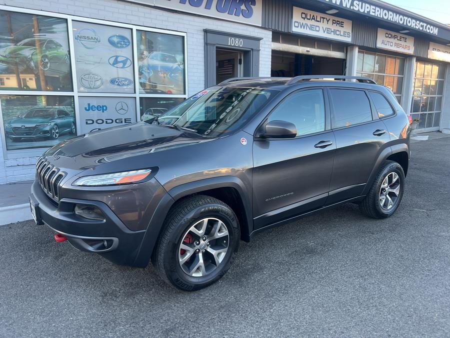 2015 Jeep Cherokee 4WD 4dr Trailhawk, available for sale in Milford, Connecticut | Korhan LLC DBA Superior Motors. Milford, Connecticut 2015 Jeep Cherokee 4WD 4dr Trailhawk, available for sale in Milford, Connecticut | Korhan LLC DBA Superior Motors. Milford, Connecticut