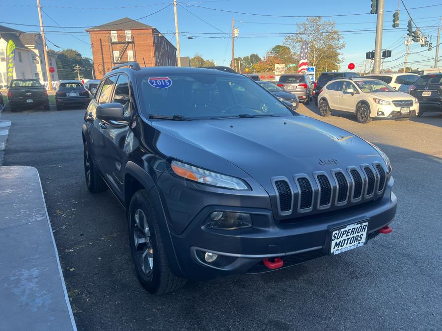 2015 Jeep Cherokee 4WD 4dr Trailhawk, available for sale in Milford, Connecticut | Korhan LLC DBA Superior Motors. Milford, Connecticut 2015 Jeep Cherokee 4WD 4dr Trailhawk, available for sale in Milford, Connecticut | Korhan LLC DBA Superior Motors. Milford, Connecticut