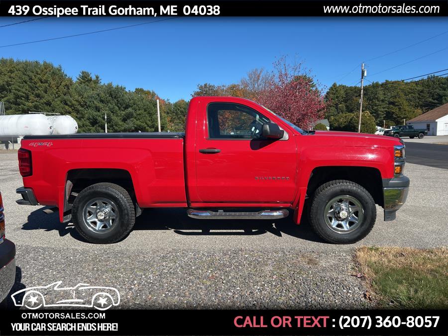 2014 Chevrolet Silverado 1500 4WD Reg Cab 119.0" Work Truck w/2WT, available for sale in Gorham, Maine | Ossipee Trail Motor Sales. Gorham, Maine