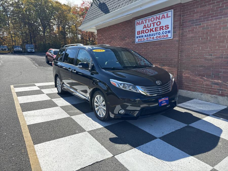 2017 Toyota Sienna Limited Premium FWD 7-Passenger, available for sale in Waterbury, Connecticut | National Auto Brokers, Inc.. Waterbury, Connecticut 2017 Toyota Sienna Limited Premium FWD 7-Passenger, available for sale in Waterbury, Connecticut | National Auto Brokers, Inc.. Waterbury, Connecticut