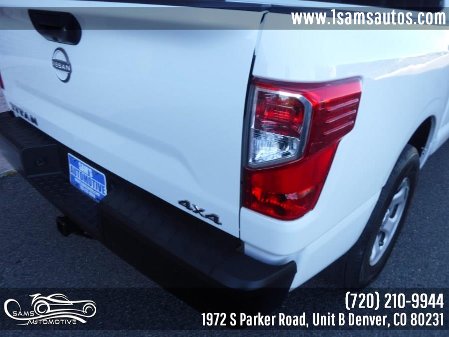 2023 Nissan Titan 4x4 Crew Cab S, available for sale in Denver, Colorado | Sam's Automotive. Denver, Colorado 2023 Nissan Titan 4x4 Crew Cab S, available for sale in Denver, Colorado | Sam's Automotive. Denver, Colorado