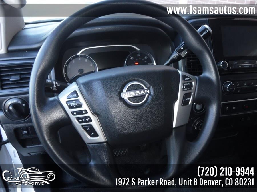 2023 Nissan Titan 4x4 Crew Cab S, available for sale in Denver, Colorado | Sam's Automotive. Denver, Colorado 2023 Nissan Titan 4x4 Crew Cab S, available for sale in Denver, Colorado | Sam's Automotive. Denver, Colorado