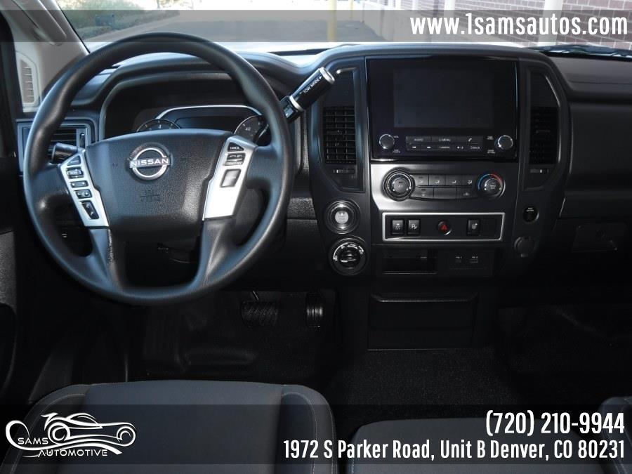 2023 Nissan Titan 4x4 Crew Cab S, available for sale in Denver, Colorado | Sam's Automotive. Denver, Colorado 2023 Nissan Titan 4x4 Crew Cab S, available for sale in Denver, Colorado | Sam's Automotive. Denver, Colorado