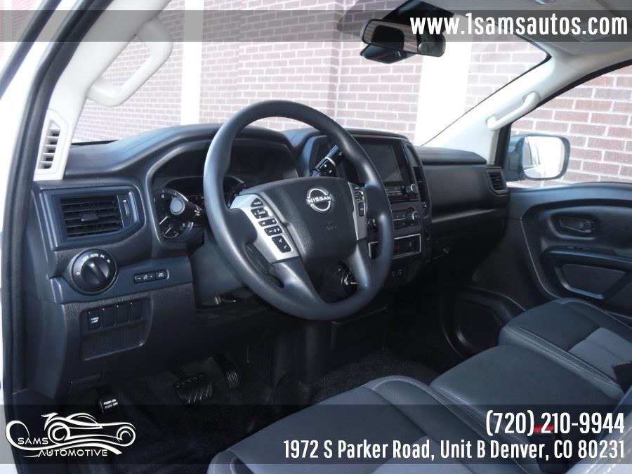 2023 Nissan Titan 4x4 Crew Cab S, available for sale in Denver, Colorado | Sam's Automotive. Denver, Colorado 2023 Nissan Titan 4x4 Crew Cab S, available for sale in Denver, Colorado | Sam's Automotive. Denver, Colorado