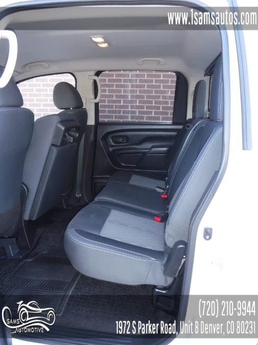 2023 Nissan Titan 4x4 Crew Cab S, available for sale in Denver, Colorado | Sam's Automotive. Denver, Colorado 2023 Nissan Titan 4x4 Crew Cab S, available for sale in Denver, Colorado | Sam's Automotive. Denver, Colorado