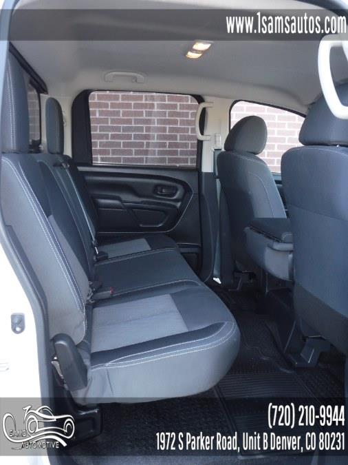 2023 Nissan Titan 4x4 Crew Cab S, available for sale in Denver, Colorado | Sam's Automotive. Denver, Colorado 2023 Nissan Titan 4x4 Crew Cab S, available for sale in Denver, Colorado | Sam's Automotive. Denver, Colorado