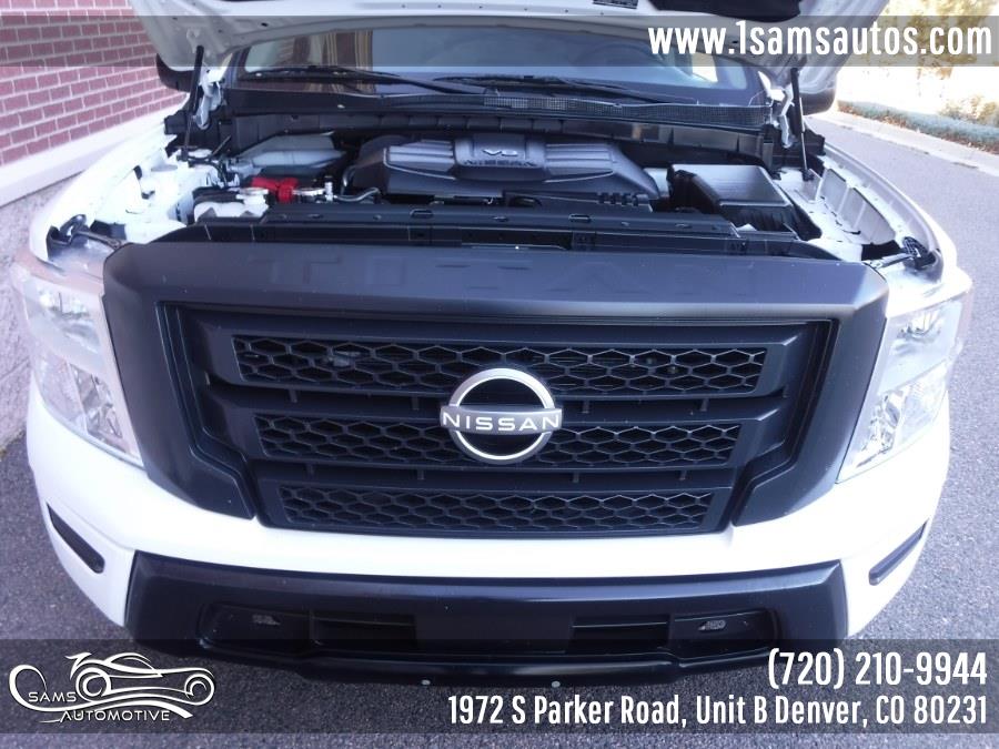 2023 Nissan Titan 4x4 Crew Cab S, available for sale in Denver, Colorado | Sam's Automotive. Denver, Colorado 2023 Nissan Titan 4x4 Crew Cab S, available for sale in Denver, Colorado | Sam's Automotive. Denver, Colorado