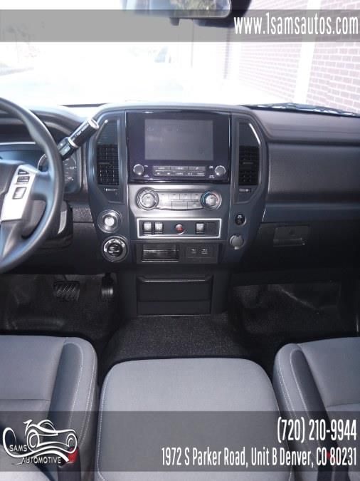 2023 Nissan Titan 4x4 Crew Cab S, available for sale in Denver, Colorado | Sam's Automotive. Denver, Colorado 2023 Nissan Titan 4x4 Crew Cab S, available for sale in Denver, Colorado | Sam's Automotive. Denver, Colorado