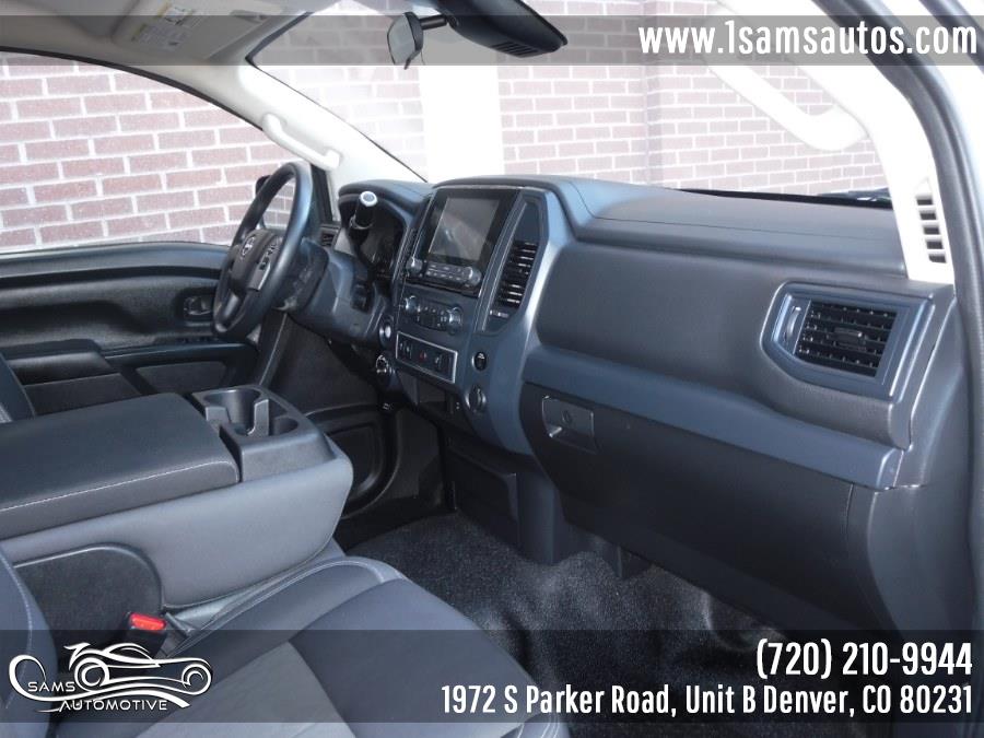 2023 Nissan Titan 4x4 Crew Cab S, available for sale in Denver, Colorado | Sam's Automotive. Denver, Colorado 2023 Nissan Titan 4x4 Crew Cab S, available for sale in Denver, Colorado | Sam's Automotive. Denver, Colorado
