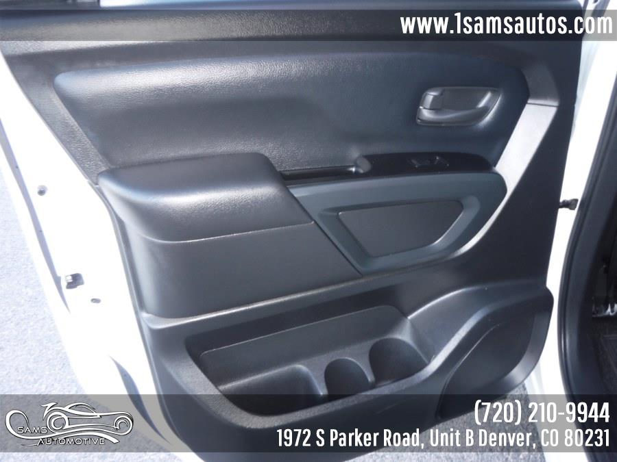 2023 Nissan Titan 4x4 Crew Cab S, available for sale in Denver, Colorado | Sam's Automotive. Denver, Colorado 2023 Nissan Titan 4x4 Crew Cab S, available for sale in Denver, Colorado | Sam's Automotive. Denver, Colorado