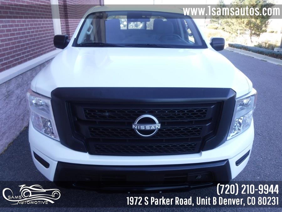 2023 Nissan Titan 4x4 Crew Cab S, available for sale in Denver, Colorado | Sam's Automotive. Denver, Colorado 2023 Nissan Titan 4x4 Crew Cab S, available for sale in Denver, Colorado | Sam's Automotive. Denver, Colorado