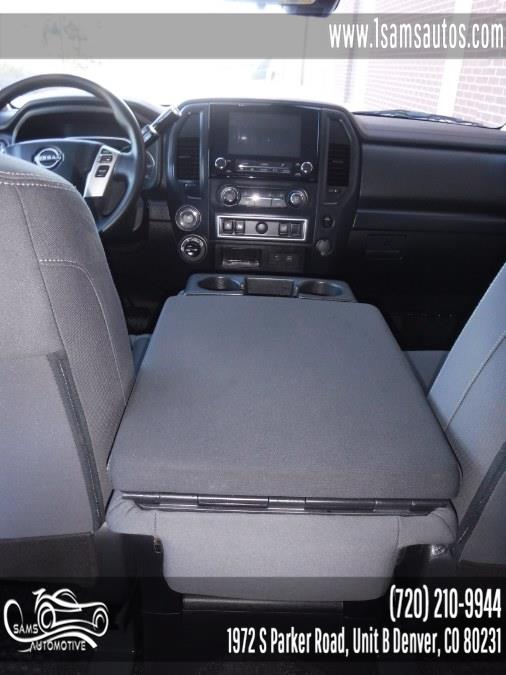 2023 Nissan Titan 4x4 Crew Cab S, available for sale in Denver, Colorado | Sam's Automotive. Denver, Colorado 2023 Nissan Titan 4x4 Crew Cab S, available for sale in Denver, Colorado | Sam's Automotive. Denver, Colorado