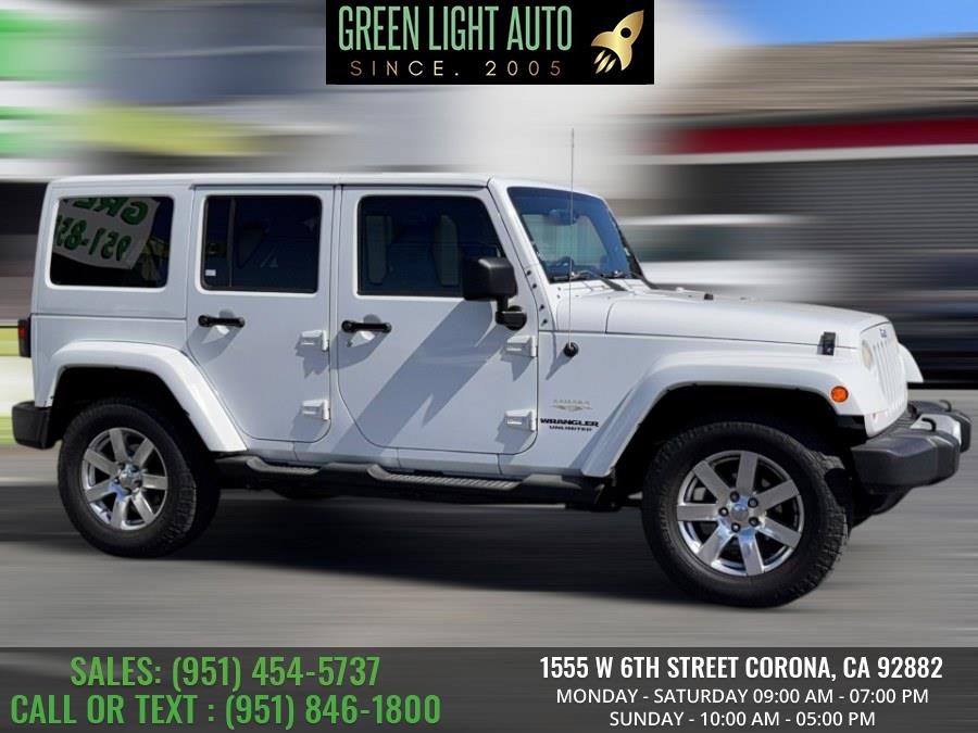 2013 Jeep Wrangler Unlimited 4WD 4dr Sahara, available for sale in Corona, California | Green Light Auto. Corona, California 2013 Jeep Wrangler Unlimited 4WD 4dr Sahara, available for sale in Corona, California | Green Light Auto. Corona, California