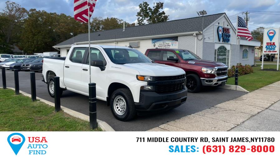 2020 Chevrolet Silverado 1500 4WD Crew Cab 147" Work Truck, available for sale in Saint James, New York | USA Auto Find. Saint James, New York 2020 Chevrolet Silverado 1500 4WD Crew Cab 147" Work Truck, available for sale in Saint James, New York | USA Auto Find. Saint James, New York