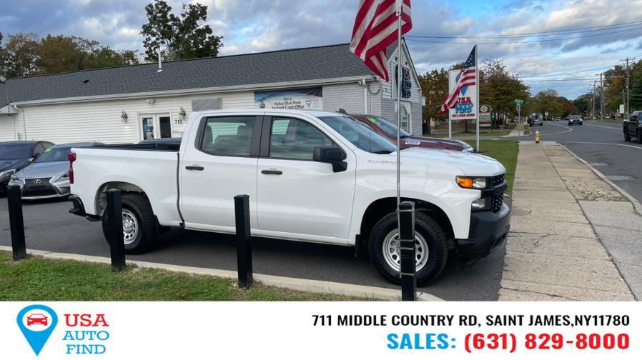 2020 Chevrolet Silverado 1500 4WD Crew Cab 147" Work Truck, available for sale in Saint James, New York | USA Auto Find. Saint James, New York 2020 Chevrolet Silverado 1500 4WD Crew Cab 147" Work Truck, available for sale in Saint James, New York | USA Auto Find. Saint James, New York