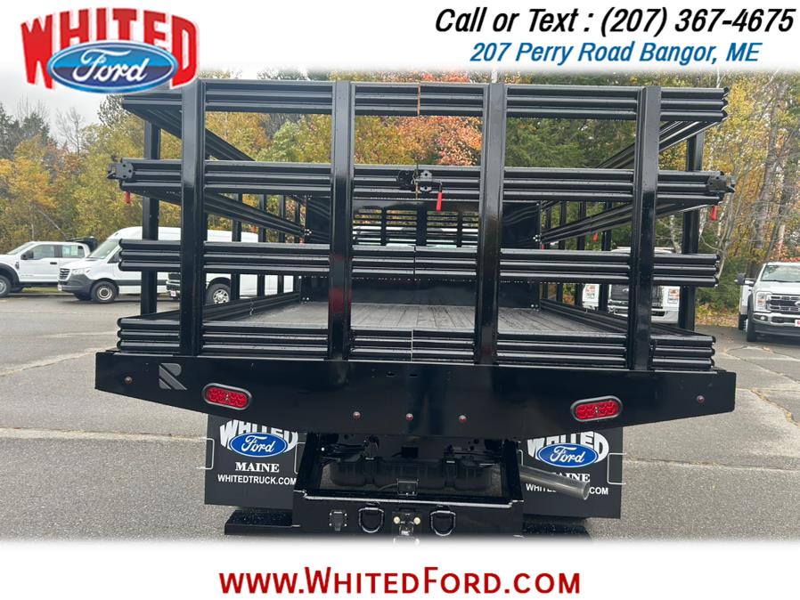 2026 Ford Super Duty F-350 DRW XL 4WD Reg Cab 12' Dumping Rack Body, available for sale in Bangor, Maine | Whited Ford. Bangor, Maine 2026 Ford Super Duty F-350 DRW XL 4WD Reg Cab 12' Dumping Rack Body, available for sale in Bangor, Maine | Whited Ford. Bangor, Maine