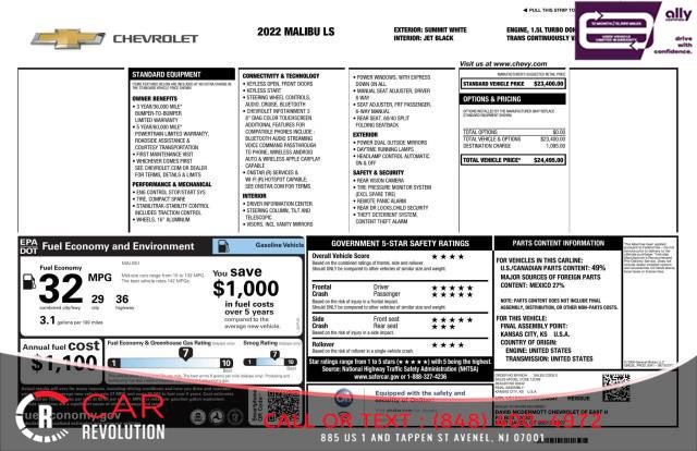 2022 Chevrolet Malibu LS, available for sale in Avenel, New Jersey | Car Revolution. Avenel, New Jersey 2022 Chevrolet Malibu LS, available for sale in Avenel, New Jersey | Car Revolution. Avenel, New Jersey