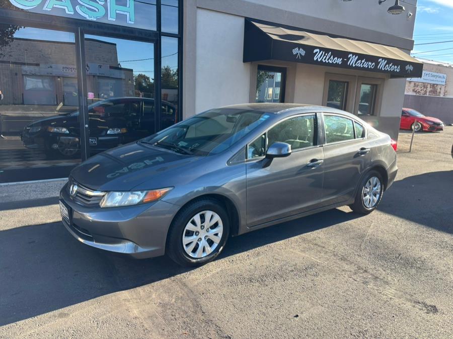 2012 Honda Civic Sdn 4dr Auto LX PZEV, available for sale in New haven, Connecticut | Wilson Maturo Motors. New haven, Connecticut 2012 Honda Civic Sdn 4dr Auto LX PZEV, available for sale in New haven, Connecticut | Wilson Maturo Motors. New haven, Connecticut