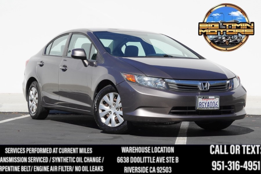 Used 2012 Honda Civic Sdn LX in Riverside, California | Big Timin Motors LLC. Riverside, California