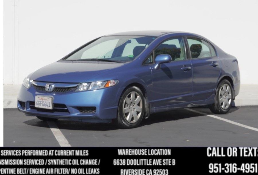 2009 Honda Civic Sdn LX 4dr Auto, available for sale in Riverside, California | Big Timin Motors LLC. Riverside, California 2009 Honda Civic Sdn LX 4dr Auto, available for sale in Riverside, California | Big Timin Motors LLC. Riverside, California