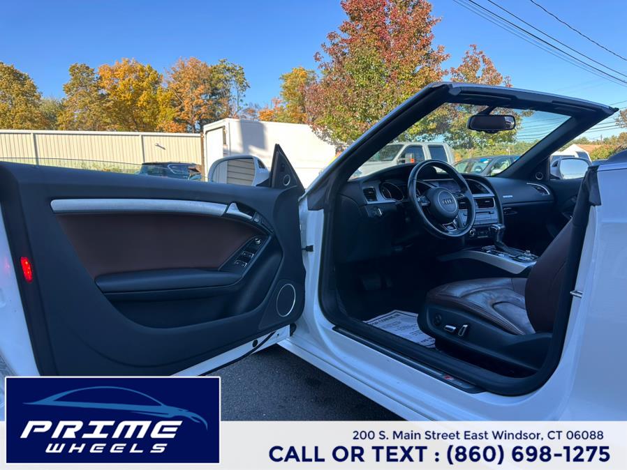 2016 Audi A5 2dr Cabriolet Auto Premium Plus, available for sale in East Windsor, Connecticut | Prime Wheels. East Windsor, Connecticut 2016 Audi A5 2dr Cabriolet Auto Premium Plus, available for sale in East Windsor, Connecticut | Prime Wheels. East Windsor, Connecticut