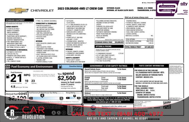 2023 Chevrolet Colorado 4WD LT CREW CAB, available for sale in Avenel, New Jersey | Car Revolution. Avenel, New Jersey 2023 Chevrolet Colorado 4WD LT CREW CAB, available for sale in Avenel, New Jersey | Car Revolution. Avenel, New Jersey