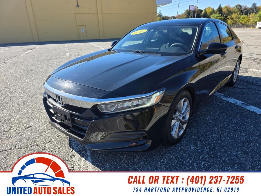 2018 Honda Accord Sedan LX 1.5T CVT, available for sale in Providence, Rhode Island | United Auto Sales Inc. Providence, Rhode Island 2018 Honda Accord Sedan LX 1.5T CVT, available for sale in Providence, Rhode Island | United Auto Sales Inc. Providence, Rhode Island
