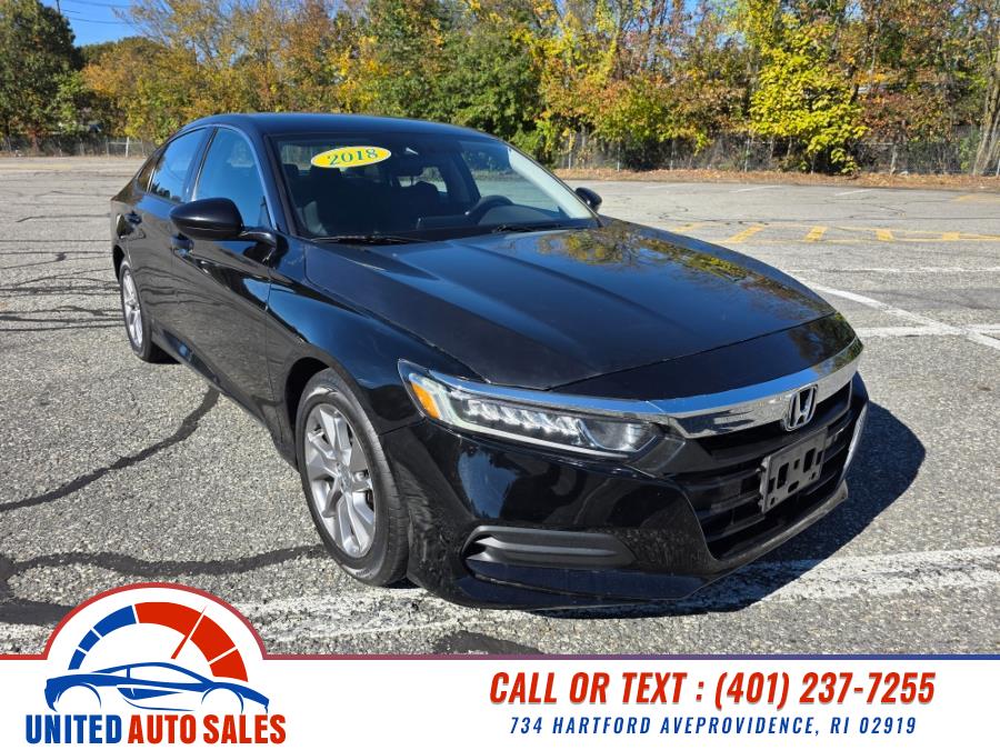 2018 Honda Accord Sedan LX 1.5T CVT, available for sale in Providence, Rhode Island | United Auto Sales Inc. Providence, Rhode Island 2018 Honda Accord Sedan LX 1.5T CVT, available for sale in Providence, Rhode Island | United Auto Sales Inc. Providence, Rhode Island