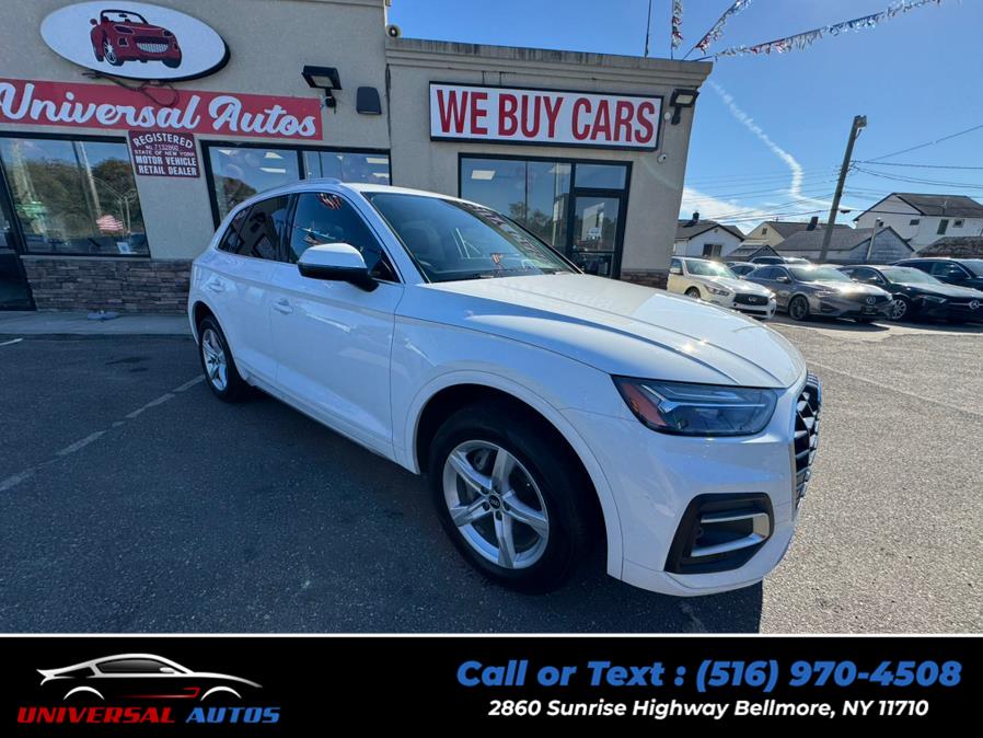 2021 Audi Q5 Premium 45 TFSI quattro, available for sale in Bellmore, New York | Universal Autos. Bellmore, New York 2021 Audi Q5 Premium 45 TFSI quattro, available for sale in Bellmore, New York | Universal Autos. Bellmore, New York