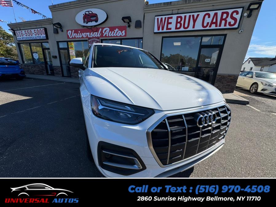 2021 Audi Q5 Premium 45 TFSI quattro, available for sale in Bellmore, New York | Universal Autos. Bellmore, New York 2021 Audi Q5 Premium 45 TFSI quattro, available for sale in Bellmore, New York | Universal Autos. Bellmore, New York