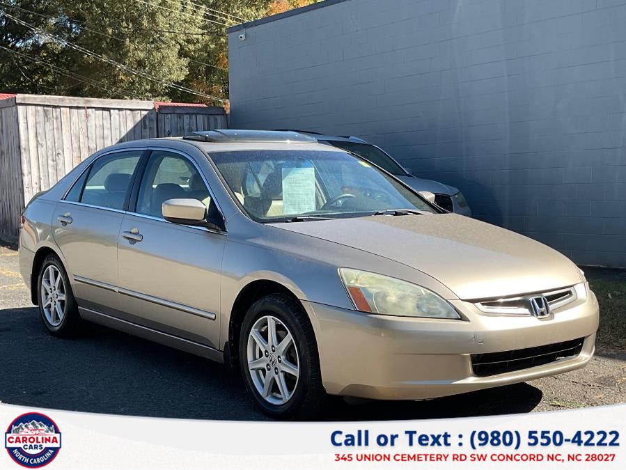 Used 2003 Honda Accord Sdn in Concord, North Carolina | Carolina Cars.Org. Concord, North Carolina