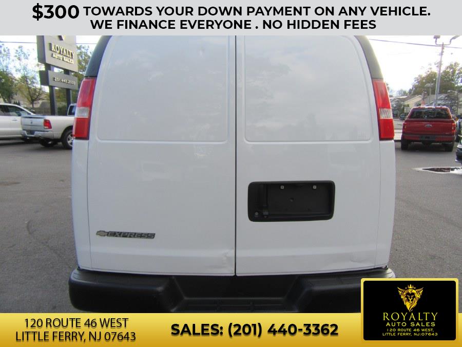 2018 Chevrolet Express Cargo Van RWD 3500 155", available for sale in Little Ferry, New Jersey | Royalty Auto Sales. Little Ferry, New Jersey 2018 Chevrolet Express Cargo Van RWD 3500 155", available for sale in Little Ferry, New Jersey | Royalty Auto Sales. Little Ferry, New Jersey
