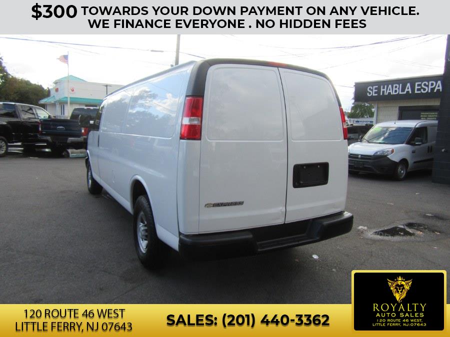 2018 Chevrolet Express Cargo Van RWD 3500 155", available for sale in Little Ferry, New Jersey | Royalty Auto Sales. Little Ferry, New Jersey 2018 Chevrolet Express Cargo Van RWD 3500 155", available for sale in Little Ferry, New Jersey | Royalty Auto Sales. Little Ferry, New Jersey