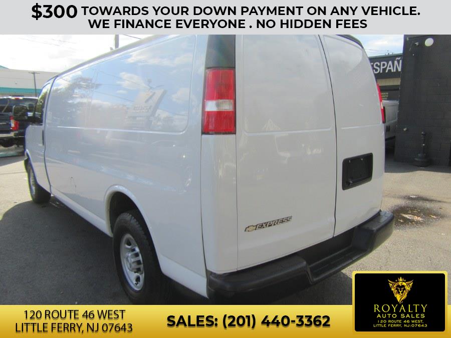 2018 Chevrolet Express Cargo Van RWD 3500 155", available for sale in Little Ferry, New Jersey | Royalty Auto Sales. Little Ferry, New Jersey 2018 Chevrolet Express Cargo Van RWD 3500 155", available for sale in Little Ferry, New Jersey | Royalty Auto Sales. Little Ferry, New Jersey