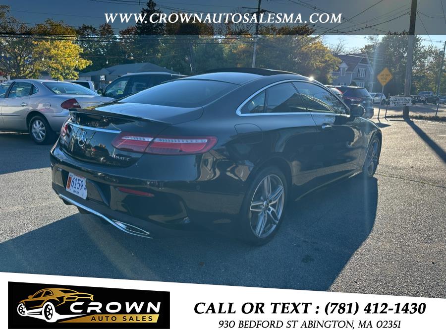2018 Mercedes-Benz E-Class E 400 4MATIC Coupe, available for sale in Abington, Massachusetts | Crown Auto Sales. Abington, Massachusetts 2018 Mercedes-Benz E-Class E 400 4MATIC Coupe, available for sale in Abington, Massachusetts | Crown Auto Sales. Abington, Massachusetts