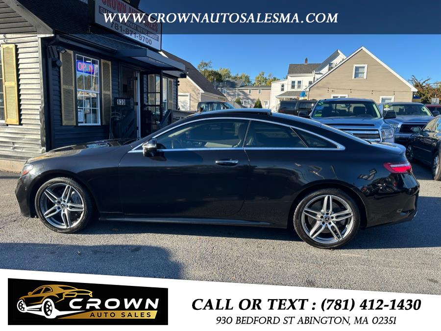 2018 Mercedes-Benz E-Class E 400 4MATIC Coupe, available for sale in Abington, Massachusetts | Crown Auto Sales. Abington, Massachusetts 2018 Mercedes-Benz E-Class E 400 4MATIC Coupe, available for sale in Abington, Massachusetts | Crown Auto Sales. Abington, Massachusetts