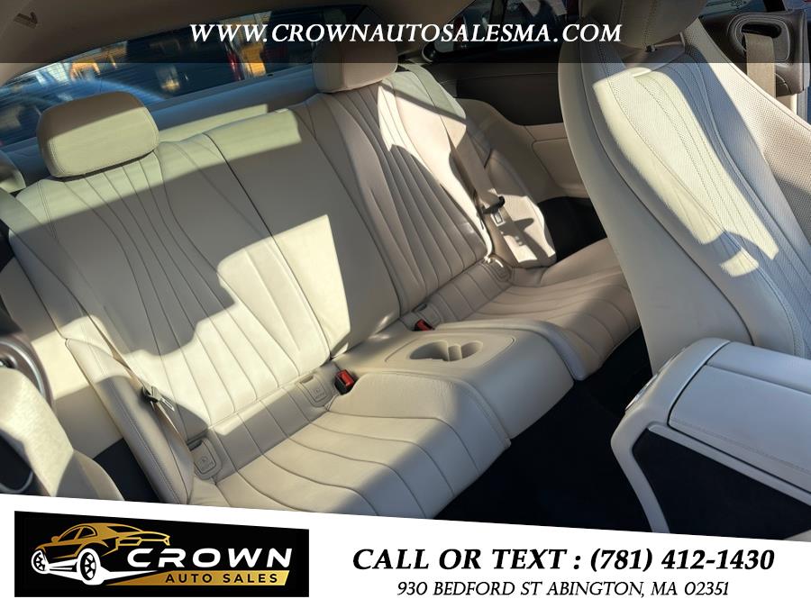 2018 Mercedes-Benz E-Class E 400 4MATIC Coupe, available for sale in Abington, Massachusetts | Crown Auto Sales. Abington, Massachusetts 2018 Mercedes-Benz E-Class E 400 4MATIC Coupe, available for sale in Abington, Massachusetts | Crown Auto Sales. Abington, Massachusetts