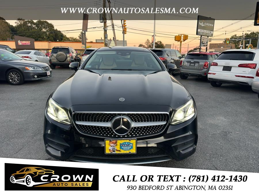 2018 Mercedes-Benz E-Class E 400 4MATIC Coupe, available for sale in Abington, Massachusetts | Crown Auto Sales. Abington, Massachusetts 2018 Mercedes-Benz E-Class E 400 4MATIC Coupe, available for sale in Abington, Massachusetts | Crown Auto Sales. Abington, Massachusetts