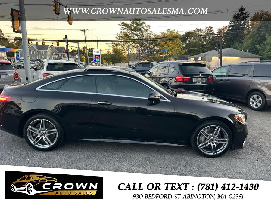 2018 Mercedes-Benz E-Class E 400 4MATIC Coupe, available for sale in Abington, Massachusetts | Crown Auto Sales. Abington, Massachusetts 2018 Mercedes-Benz E-Class E 400 4MATIC Coupe, available for sale in Abington, Massachusetts | Crown Auto Sales. Abington, Massachusetts