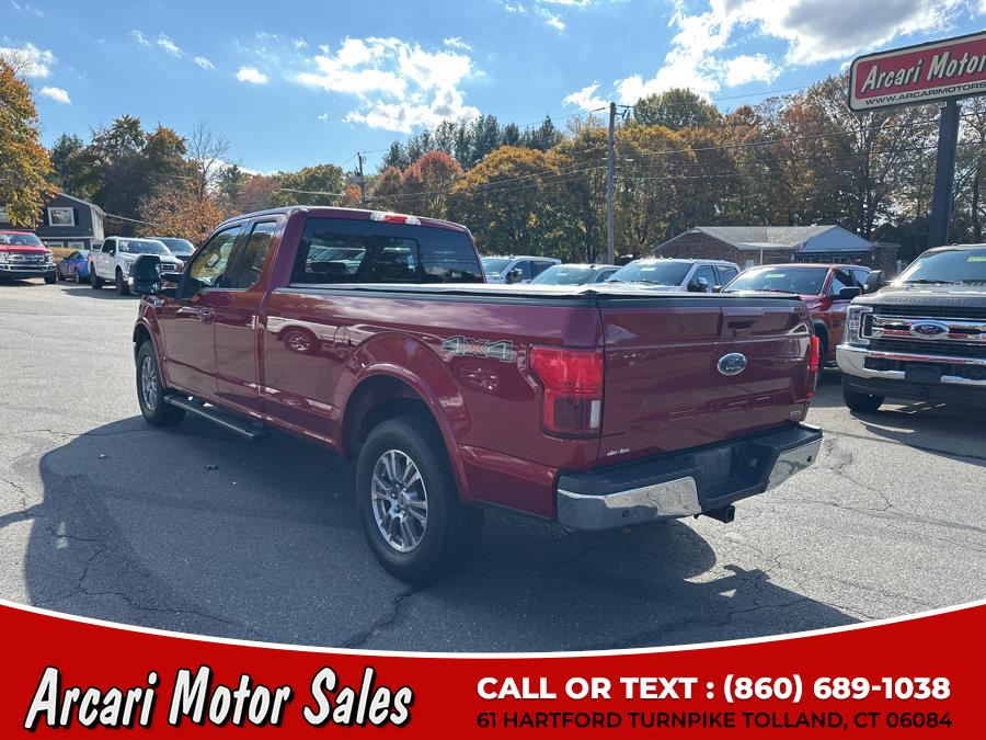 2018 Ford F-150 LARIAT 4WD SuperCab 8'' Box, available for sale in Tolland, Connecticut | Arcari Motor Sales. Tolland, Connecticut 2018 Ford F-150 LARIAT 4WD SuperCab 8'' Box, available for sale in Tolland, Connecticut | Arcari Motor Sales. Tolland, Connecticut