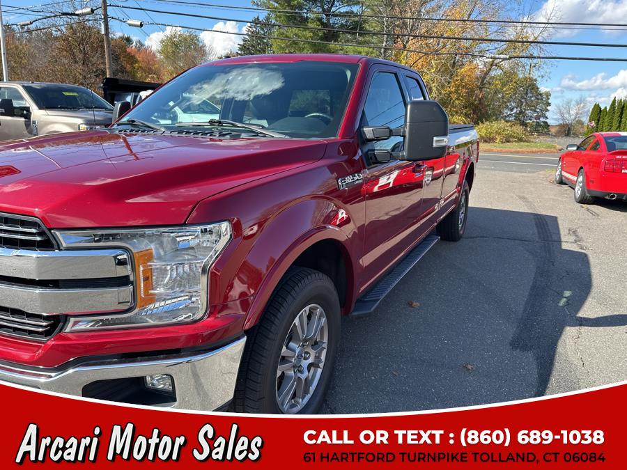 2018 Ford F-150 LARIAT 4WD SuperCab 8'' Box, available for sale in Tolland, Connecticut | Arcari Motor Sales. Tolland, Connecticut 2018 Ford F-150 LARIAT 4WD SuperCab 8'' Box, available for sale in Tolland, Connecticut | Arcari Motor Sales. Tolland, Connecticut